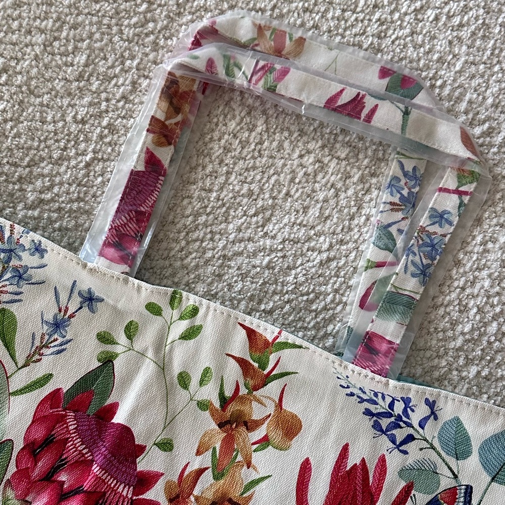 NEW 🌸 Estée Lauder Floral Cotton Tote - Picture 5 of 15